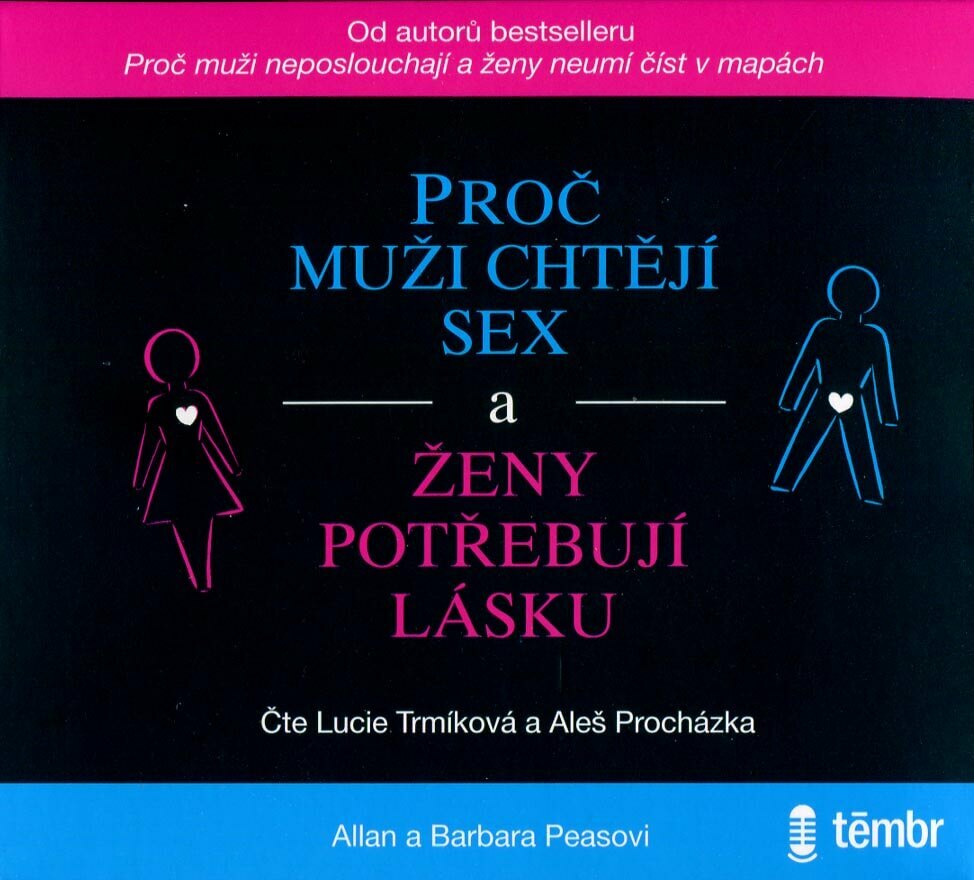 Levně Proč muži chtějí sex a ženy potřebují lásku (MP3-CD) - audiokniha