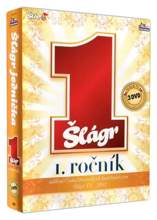 Levně Šlágr jednička - 1.ročník, udílení hudebních cen Šlágr TV (3 DVD)