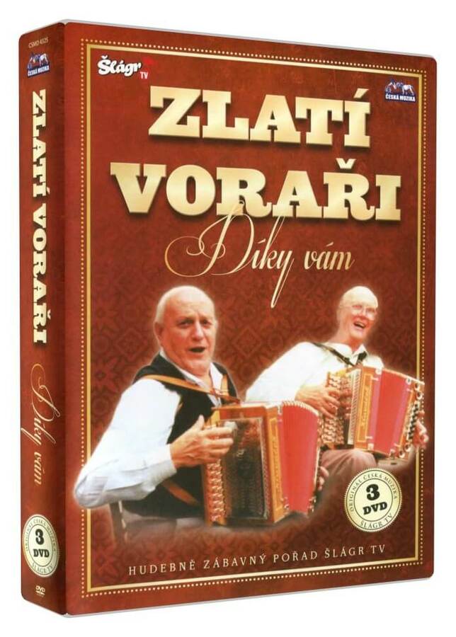 Levně Zlatí Voraři - Díky Vám (3 DVD)