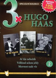 3xHugo Haas 2 (Ať žije nebožtík / Velbloud uchem jehly / Mravnost nade vše) - 3DVD