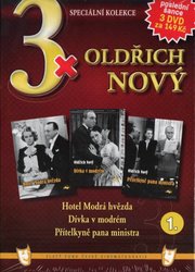 3xOldřich Nový 1 (Hotel Modrá hvězda / Dívka v modrém / Přítelkyně pana ministra) - 3DVD
