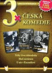 3xČeská komedie 3 (Těžký život dobrodruha / Muži nestárnou / U nás v Kocourkově) - 3 DVD