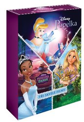 DISNEY princezny: Princezna a žabák + Na vlásku + Popelka DE - 3xDVD