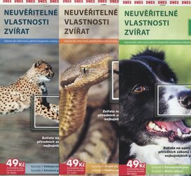 Neuvěřitelné vlastnosti zvířat 1-3 - kolekce - 3xDVD (papírový obal)