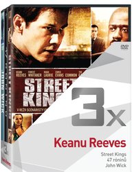 3x Keanu Reeves (Street Kings, 47 róninů, John Wick) - kolekce (3 DVD)