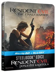 Resident Evil: Poslední kapitola (2D+3D) (2 BLU-RAY) - STEELBOOK