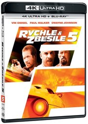 Rychle a zběsile 5 (4K ULTRA HD+BLU-RAY) (2 BLU-RAY)