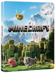 Minecraft film (4K UHD + BLU-RAY) 2 disky - STEELBOOK - motiv Day Scene