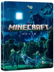 Minecraft film (4K UHD + BLU-RAY) 2 disky - STEELBOOK - motiv Night Scene