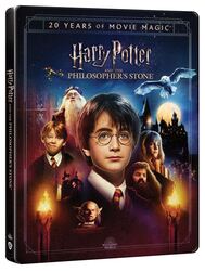 Harry Potter a kámen mudrců (4K UHD + BLU-RAY + BD Magical Movie mode) 3 disky - STEELBOOK