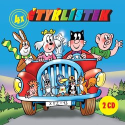 4x Čtyřlístek - 4 příběhy, Různí interpreti (2 CD) - audiokniha